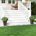 thumbnail image 2 of Costway 14" Square Taper Planter Set of 2 with Removable Inner Bucket & Drainage Holes, 2 of 10