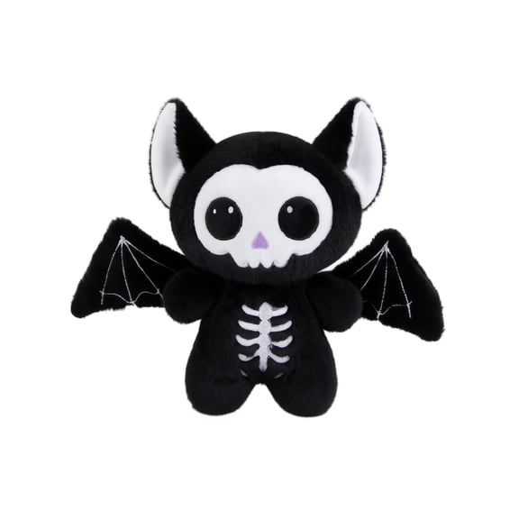 Knisume Halloween Toys Skeleton Bat – Stuffed Animal Dark Night Plush, Spooky Cute Plushies, Gothic Home Decor and Holiday Gift
