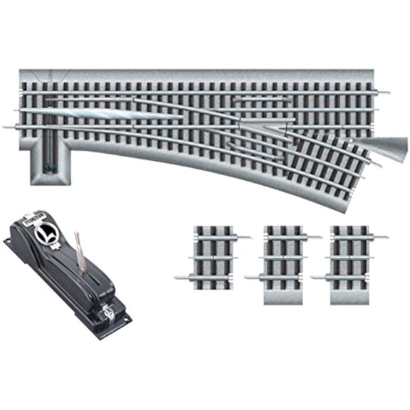 Lionel O-60 FasTrack Remote Left-Hand Switch LNL681951 O Track