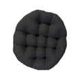 thumbnail image 4 of Cojín redondo para silla, cómodo cojín para mascotas, elegante cesta colgante. negro, 4 of 9