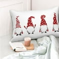 thumbnail image 6 of Disketp Pillow Covers Christmas Gnome Pattern Throw Pillow Case Cushion Covers,Cushion For Bedroom,Couch,Home-20"X30", 6 of 9