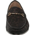 thumbnail image 2 of Sam Edelman Loraine Brown Leopard Multi Almond Toe Stacked Heel Wide Loafers (Brown Leopard Multi, 6), 2 of 6