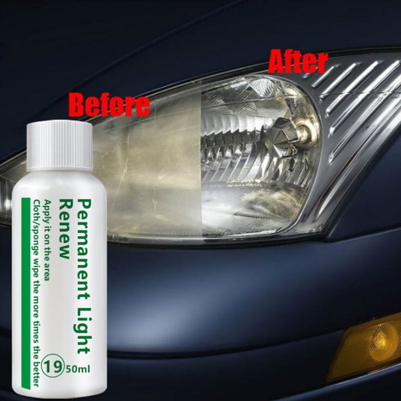 Car Headlight Repair Fluid Lamp Scratch Repair Refurbish Brightening Cleaner