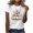 Multicolor, variant on Womens Easter Tops 2025 Summer Trendy Easter Themed Round Neck Short Sleeve T-Shirt Top