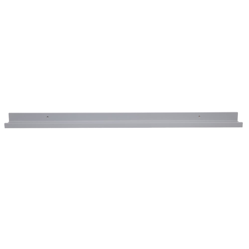 46" Wall Mount Floating Ledge Shelf, Picture Ledge Floating Shelves, Gray