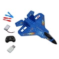 thumbnail image 1 of Avión RC, Planeador de Juguete con Giroestabilizador, Espuma, Recargable, Juguete, Avión de Control Remoto para Principiantes. Azul, 1 of 9