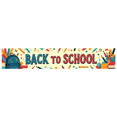 thumbnail image 1 of Back to School Banner Classroom Decor Education Supplies Vibrant Backdrop for School Events Photography Props Welcome Sign Party Supplies Learning Environment, 1 of 4