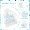 thumbnail image 5 of Diartpaint 50 Sets Baby Shower Organza Bags for Boy Girl, Sprinkled with Love Drawstring Bags with Tags String, Thank You Cards and Guests Favor Bags for Candy Soap Goody Baby Party Gift (Donut), 5 of 6