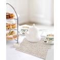 thumbnail image 4 of Colorful Polka Dot Kitchen Dish Towels for Drying Dishes Set of 4, Vintage Minimalist Geometric Beige Waffle Weave Microfiber Hand Tea Bathroom Towels Quick Dry & Absorbent Towel 12x12, 4 of 7