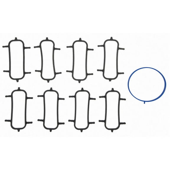 Lower Intake Manifold Gasket Set - Compatible with 2005 - 2008 Pontiac Grand Prix 5.3L V8 2006 2007