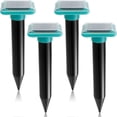 thumbnail image 5 of 4Pcs Solar Mole Repeller Waterproof Ultrasonic Animal Mole Repellent Solar Powered Gopher Repeller Spike Outdoor Snake Rat Repeller for Farm Yard Lawn Garden, 5 of 11