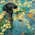 thumbnail image 2 of Evalia Designs 20x20 Black Modern Framed Museum Art Print Titled - Black Jaguar, 2 of 4