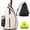 Beige, variant on Pickleball Sling Bag : Tennis Racket Backpack with Separate Compartment for Men Women, Water-Resistant Crossbody Shoulder Pack for Badminton Beige