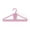 Pinkity, variant on Kangaroo 100% Recycled High-Strength Tangerine Clothing Hanger - Original 40 Pack for Pants, Shirts, Jackets