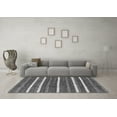 thumbnail image 3 of Ahgly Company Indoor Rectangle Oriental Gray Industrial Area Rugs, 2' x 3', 3 of 4