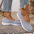 thumbnail image 6 of Willtoo Womens Orthopedic Shoes Work Shoes Breathable Slip on Non Slip House Shoes Knitted Mesh Stretch Soft 2026 Orthopedic Shoes, 6 of 7