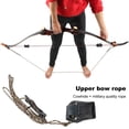 thumbnail image 4 of LJNYFDC Competitive Bow Winding Rope High Strength Bowstring Tool Wear resistant Smooth Faux Cowhide Firm Stitching Long Rope Stringer, 4 of 6
