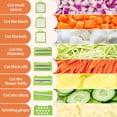 thumbnail image 2 of Soul Creat Vegetable Chopper 8-in-1 Cutter Slicer with Container for Salad, Onion, Carrots, Tomato, Cucumber, 2 of 4