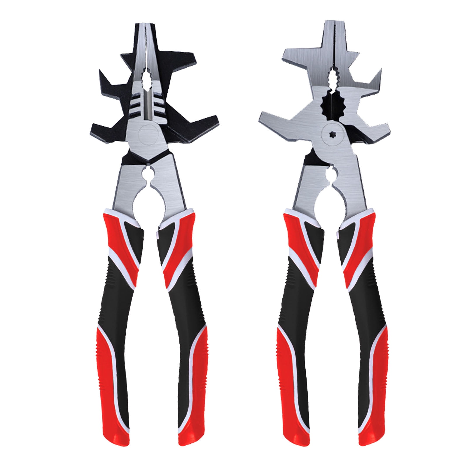 Welding Pliers, 8 Inch High Carbon Steel Welding Pliers For Electrical, Anti Rust Multi Functional Non slip Comfort Handles Wire Cutter Pliers For Electrical, Mechanical