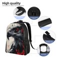 thumbnail image 5 of Fotbe Red Black Ink Style Bald Eagle Travel Laptop Backpack, Business Slim Sturdy Laptops Backpack, Water Resistant College School Computer Bag Gift for Men & Women Fits 15.6 Inch Notebook, 5 of 8