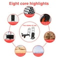 thumbnail image 5 of Flylapdo Cart Foldable 4-Wheel Utility Trolley Cart For Moving Luggage Hand Carts For Travel Shopping Moving And Workplace excellently, 5 of 9