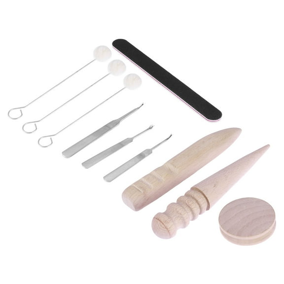 Ortofally 10pcs Leather Craft Tool Hand Sewing Needles Upholstery Carpet Leather Canvas DIY Sewing Accessories