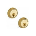thumbnail image 1 of Double Cylinder Traditional Deadbolt, Non-Lacquered Brass, 1 of 1