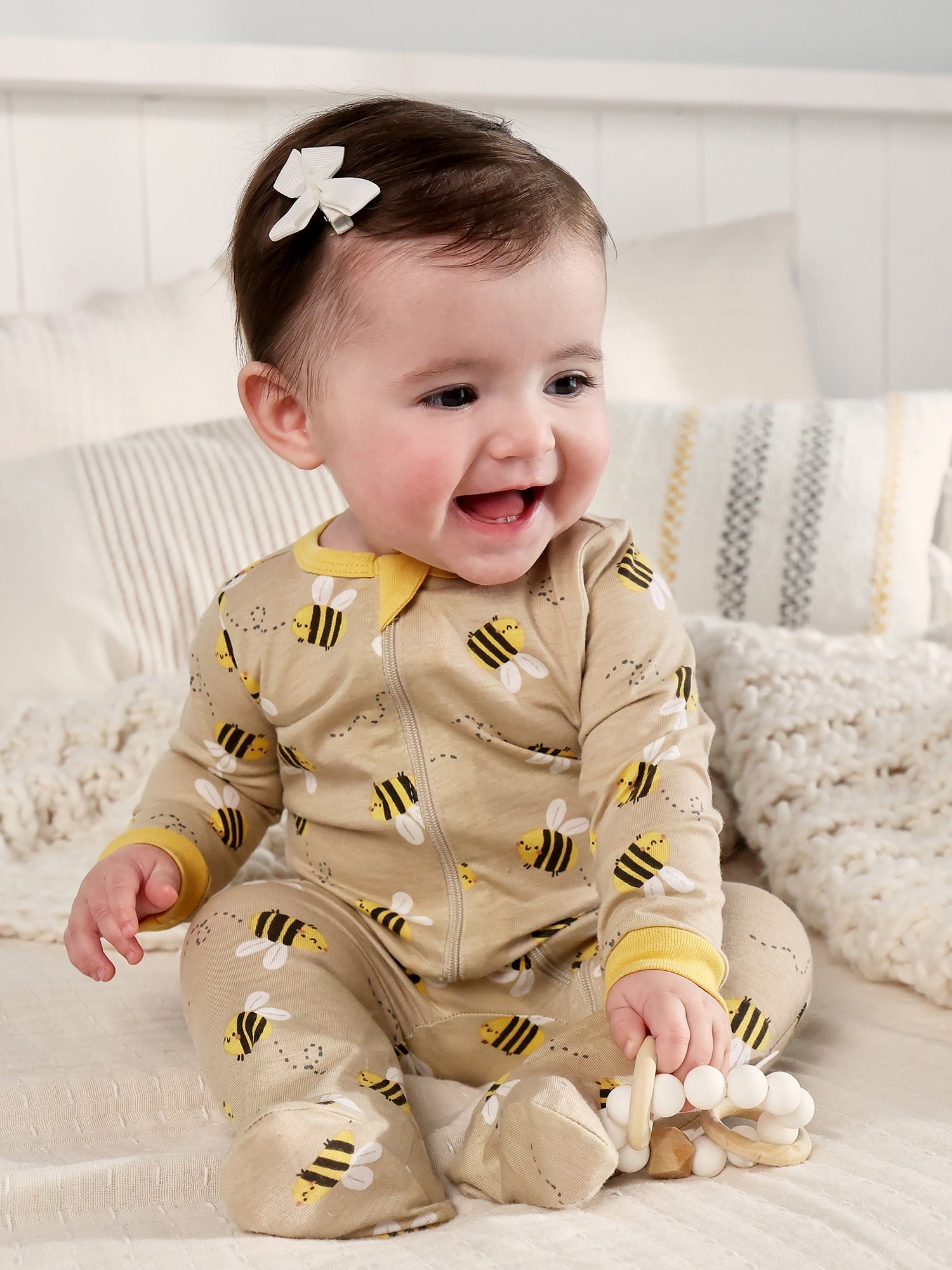 Gerber Gender Neutral Sleep ´N Play Footed Pajama, 3-Pack, Sizes Newborn - 6/9 Months
