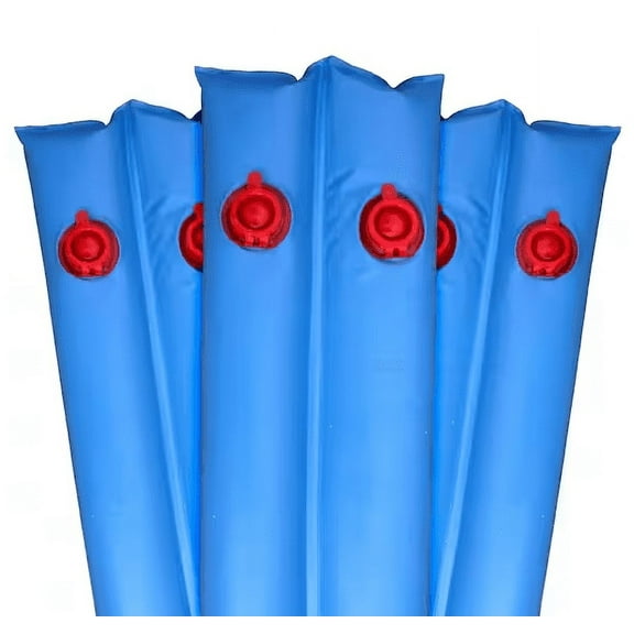 Swimming Pool Winter Cover Water Tubes; Blue; 1' x 8'; Double; 16 Gauge; Six Pack
