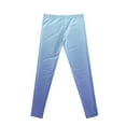 thumbnail image 7 of COEQINE Blue Gradient Girls Yoga Leggings High Waist Sport Pants Buttery Soft Stretch Running Leggings, for 4-5 Years Kids Girls, 7 of 7