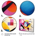 thumbnail image 3 of Designart "Colorful Suprematism quintessence Of Pure III" Abstract Suprematism Canvas Art Print, 3 of 5