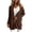 Brown, variant on XUNKUSGA Cardigan Sweaters for Women Classic Solid Color Long Sleeve Open Front Knit Sweater Coat Casual Loose Mid Length Cardigan for Women with Pocket Beige S