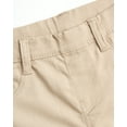 thumbnail image 3 of Beverly Hills Polo Club Girls' School Uniform Pants - 2 Pack Stretch Khaki Jegging Leggings (4-16), 3 of 7