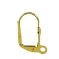 thumbnail image 3 of AMLESO 50x French Lever back Earring Hook Open Loop DIY jewelry Golden, 3 of 6
