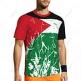 thumbnail image 5 of Exclusive design Palestine Flag Grain 3D Printed Men For Running Bike Soccer Tennis Fitness Sports jersey Mesh Short T-shirt, 5 of 21