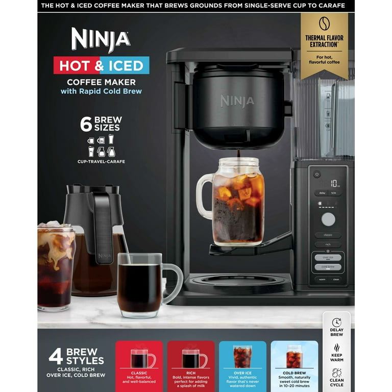 coffee☆ Ninja Luxe Café Premier 3 in 1 Espresso Drip Coffee & Cold