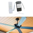 thumbnail image 1 of Juego de control remoto para lámpara de ventilador de techo, 6 velocidades, accesorio multiusos, fácil de instalar, ligero, reemplazo, ajuste de, 1 of 8