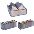 thumbnail image 2 of Underwear Storage Box with Compartments Socks Bra Underpants Organizer Drawers Divider Box, 2 of 2