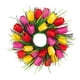 thumbnail image 2 of Fiudx Corona de Tulipanes para El Día de La Madre, Diseño Floral Vibrante, Materiales Duraderos, Decoración para El Hogar En Primavera y Verano, Decoración para El Porche de La Puerta Principal, Idea, 2 of 6