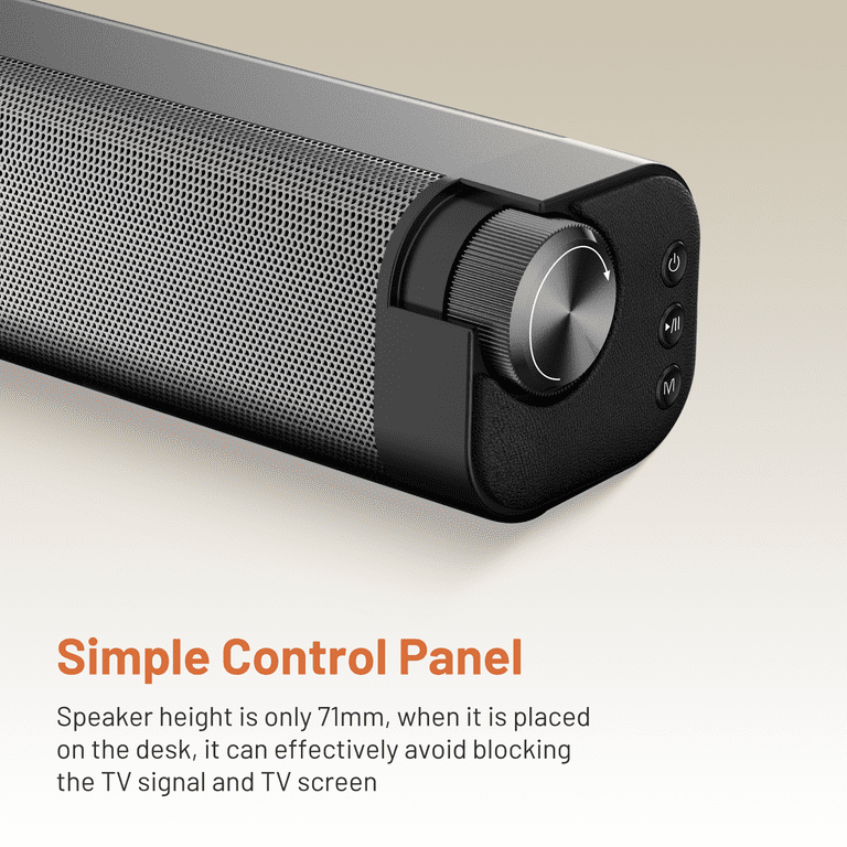 Tv Sound Bar Saiyin Sound Bars For TV With Subwoofer, Soundbar