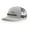 Silver/Grey Camo, variant on Mountain Scene Tamarak Pine Forest Embroidered Mesh Back Trucker Hat, Smoke Blue/Amber/Beige