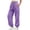 Purple Sweatpants, variant on Jsaierl Joggers for Women Athletic Baggy Elastic Waist Pants Bottoms Travel No-Drawstring Workout Sweatpants with Pockets