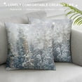 thumbnail image 3 of Orinice Snowboarder Forest Winter Graphic Decorative Throw Pillow Cover Cushion for Home Couch Living Room Sofa Bed, 1PC Pillowcase 22x22in, 3 of 5