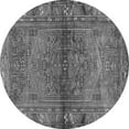 thumbnail image 1 of Ahgly Company Indoor Round Persian Gray Traditional Area Rugs, 4' Round, 1 of 1