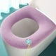 thumbnail image 3 of Almohadilla para asiento de inodoro en forma de O, para uso doméstico, para oficina, hogar y baño. Taro rosa, 3 of 6