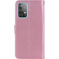 thumbnail image 3 of case for Samsung Galaxy A52 Case for Women, Glitter Bling Diamond PU Leather Wallet Phone Case with Wsrist String Full Body Protective Flip Cover for Samsung Galaxy A52 Owl Rose Gold, 3 of 7