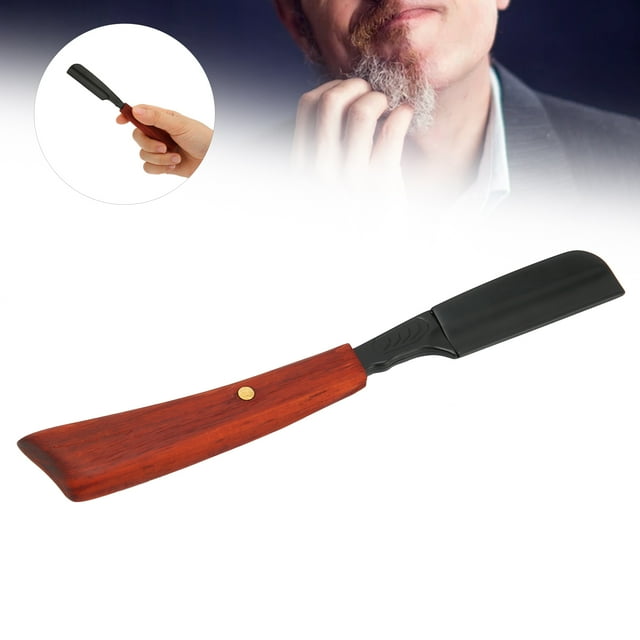 Poignée Droite en Alliage de Zinc Japonais pour Raser les Sourcils