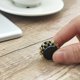 thumbnail image 3 of Copper Gears Linkage Fidget Spinner Toys for Adults, Mini Small Metal Spinners Silent Premium Bearing (1 Gear, Black-Brass), 3 of 4