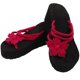 thumbnail image 2 of Women's Formal Wear Red Knot Wedge Sandals with Comfortable Platform for Party Use Size 39, 2 of 4