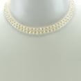 thumbnail image 3 of Blue Box Boutique Inc Gold Plated White Crystal Choker Necklace for Women, Teens, 3 of 5